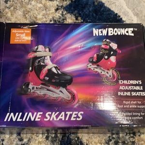 New Bounce in line skates sz GY12- big kid 2 NWT
